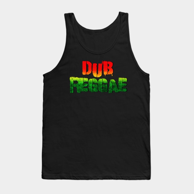 Dub reggae Tank Top by Erena Samohai